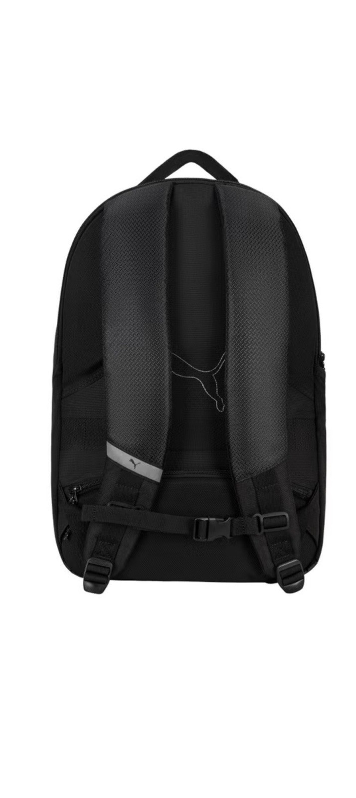 PUMA Black Small Backpack Zip Closure Outer Pockets Adjustable Straps