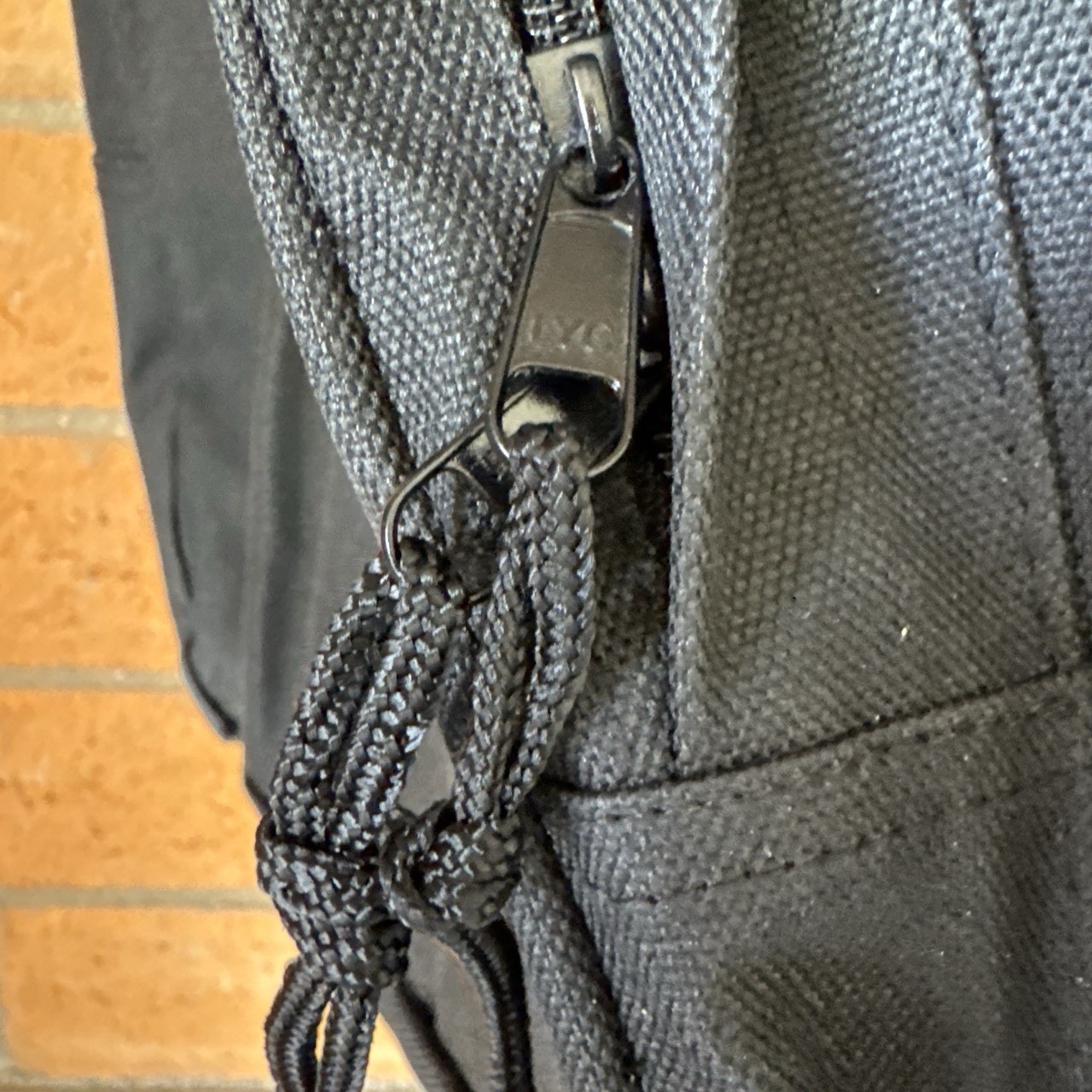 Black Backpack Zip Closure Padded Adjustable Straps Unisex Travel Casual