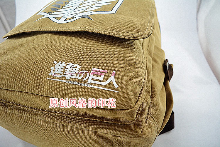 Anime Attack On Titan Backpack Schoolbag Shoulders Bag Outdoor Student Gift New