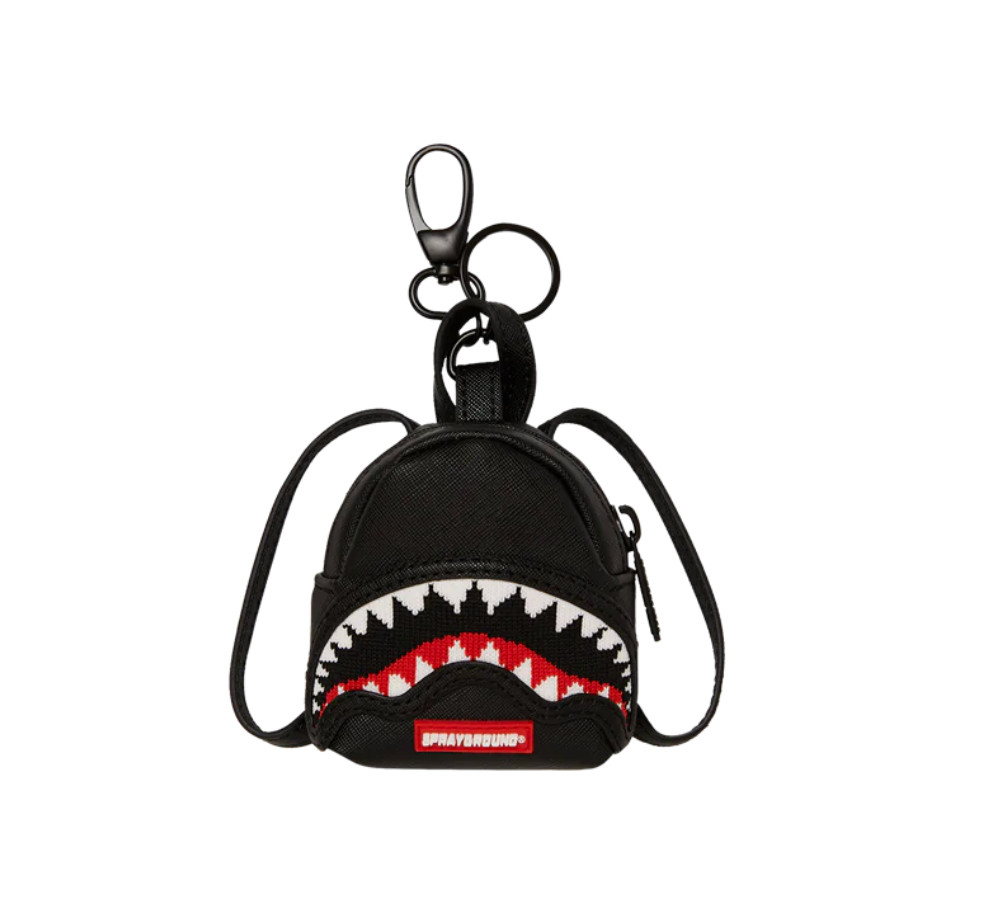 SPRAYGROUND KNIT COMMANDER BACKPACK KEYCHAIN