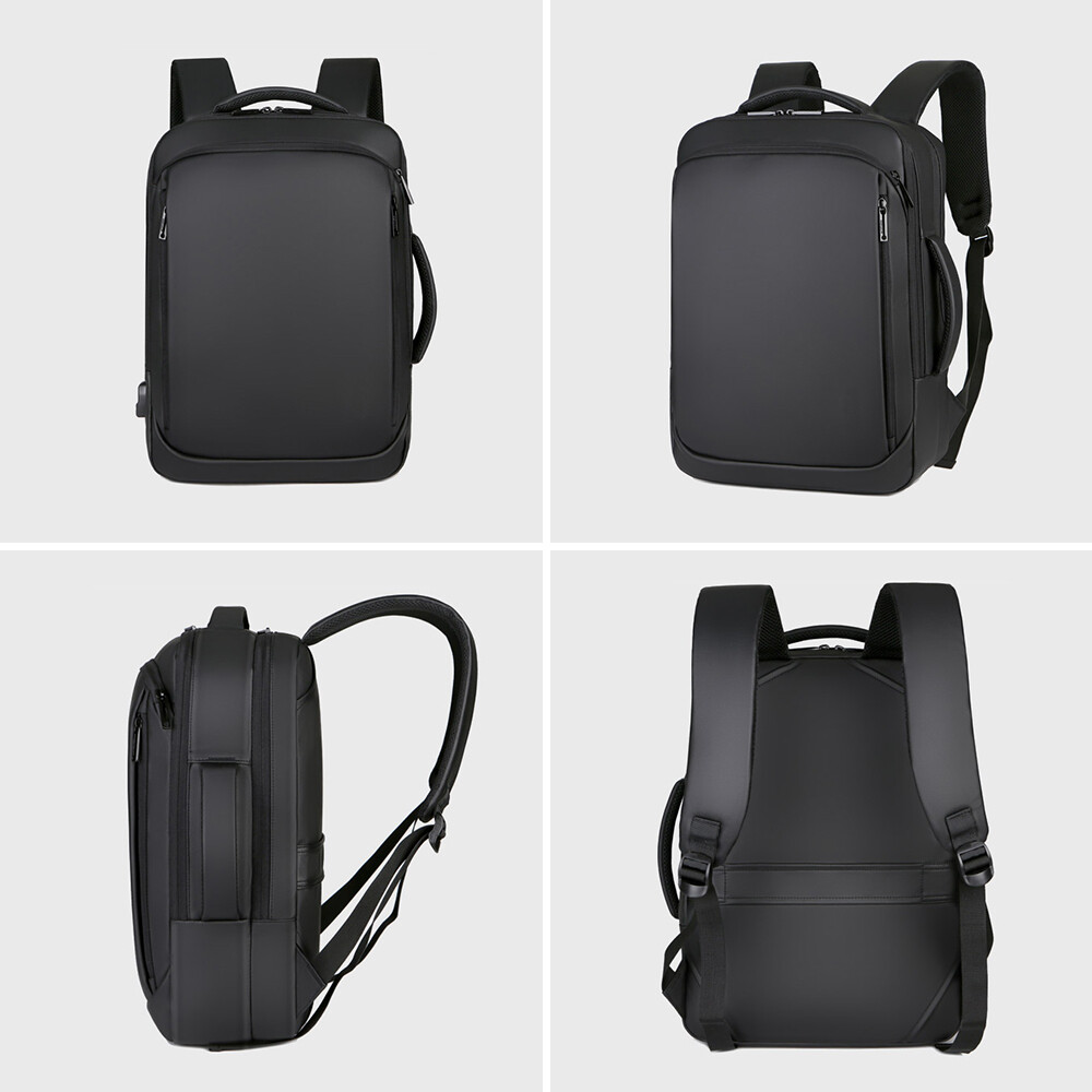 Travel Backpack Men Business School USB Bag 15.6 Inch Laptop Backpack Anti Theft