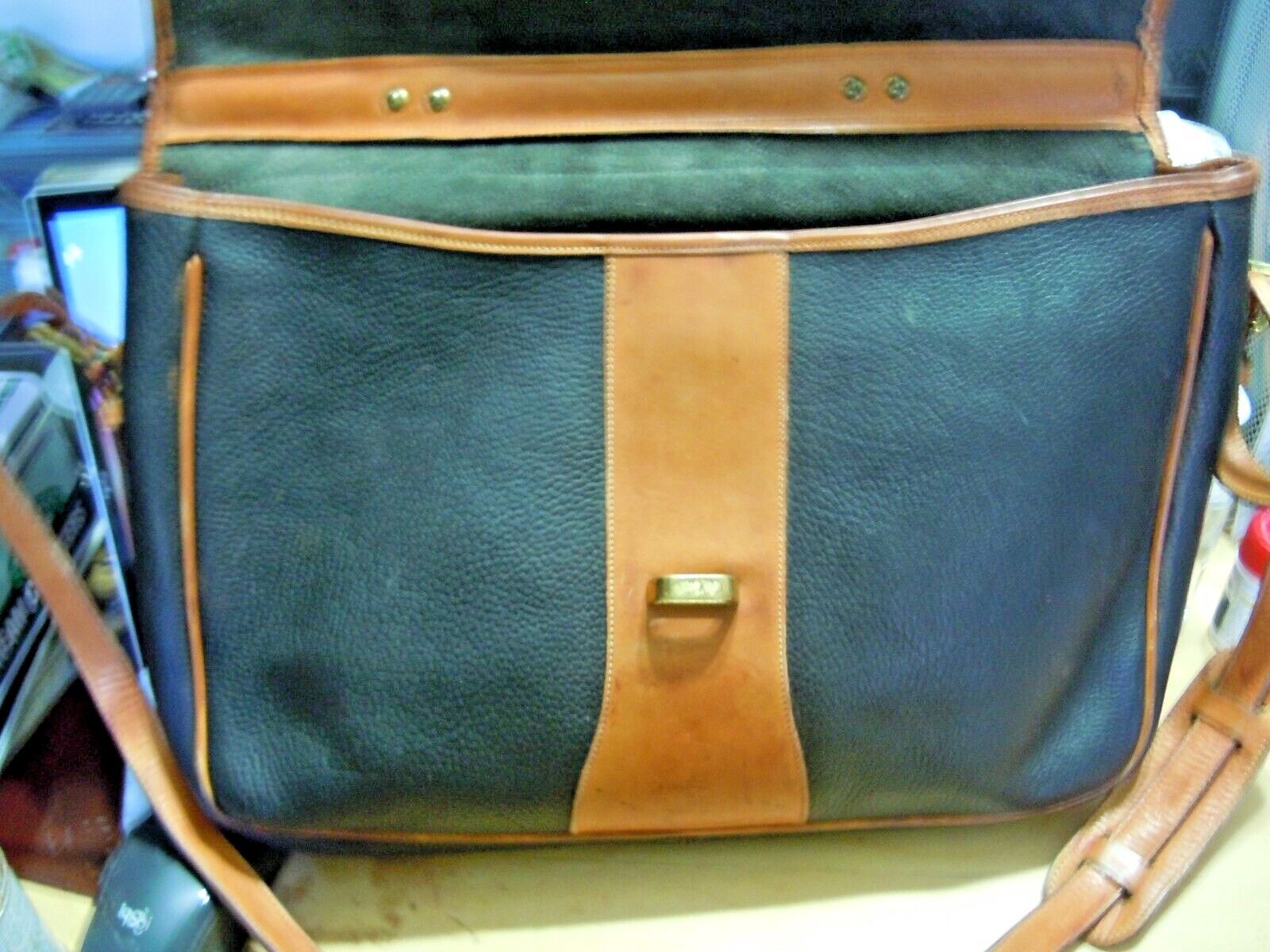 Vintage Dooney & Bourke Laptop / Briefcase Messenger USA #3 (on sale)