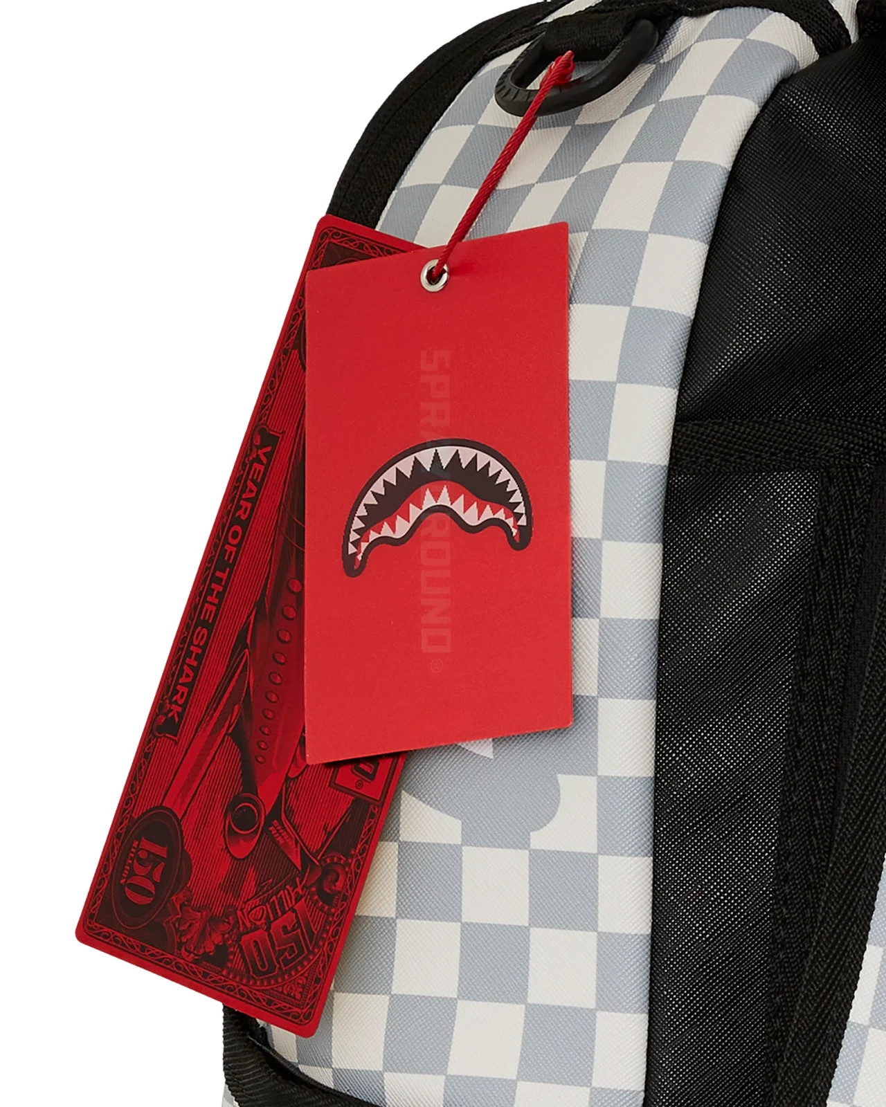 Sprayground Split Rose Cream Backpack🔥New Black Bookbag School Travel Bag
