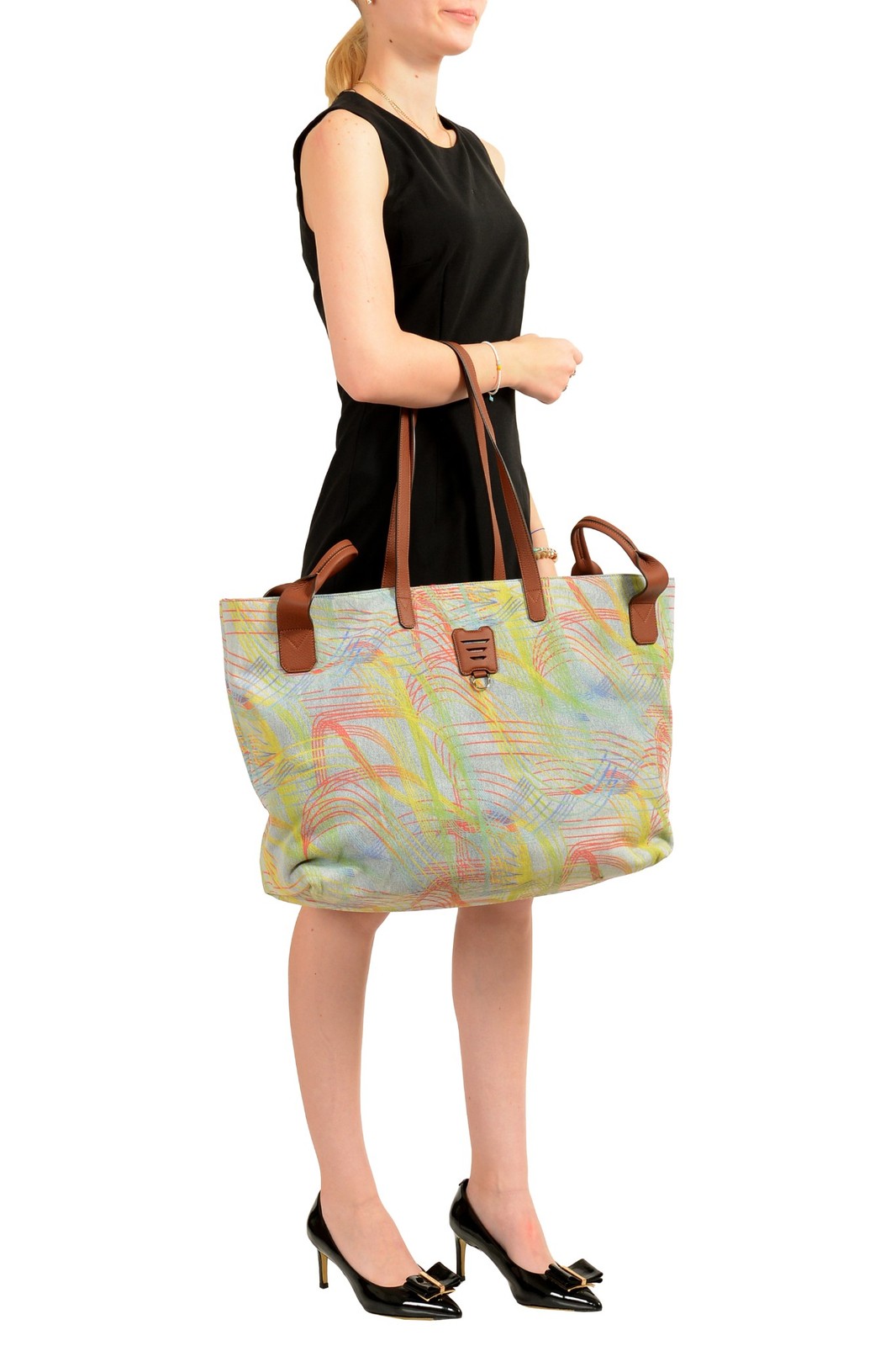 Scuderia Ferrari Unisex “Speed Form” Multi-Color Medium Shopper Shoulder Bag