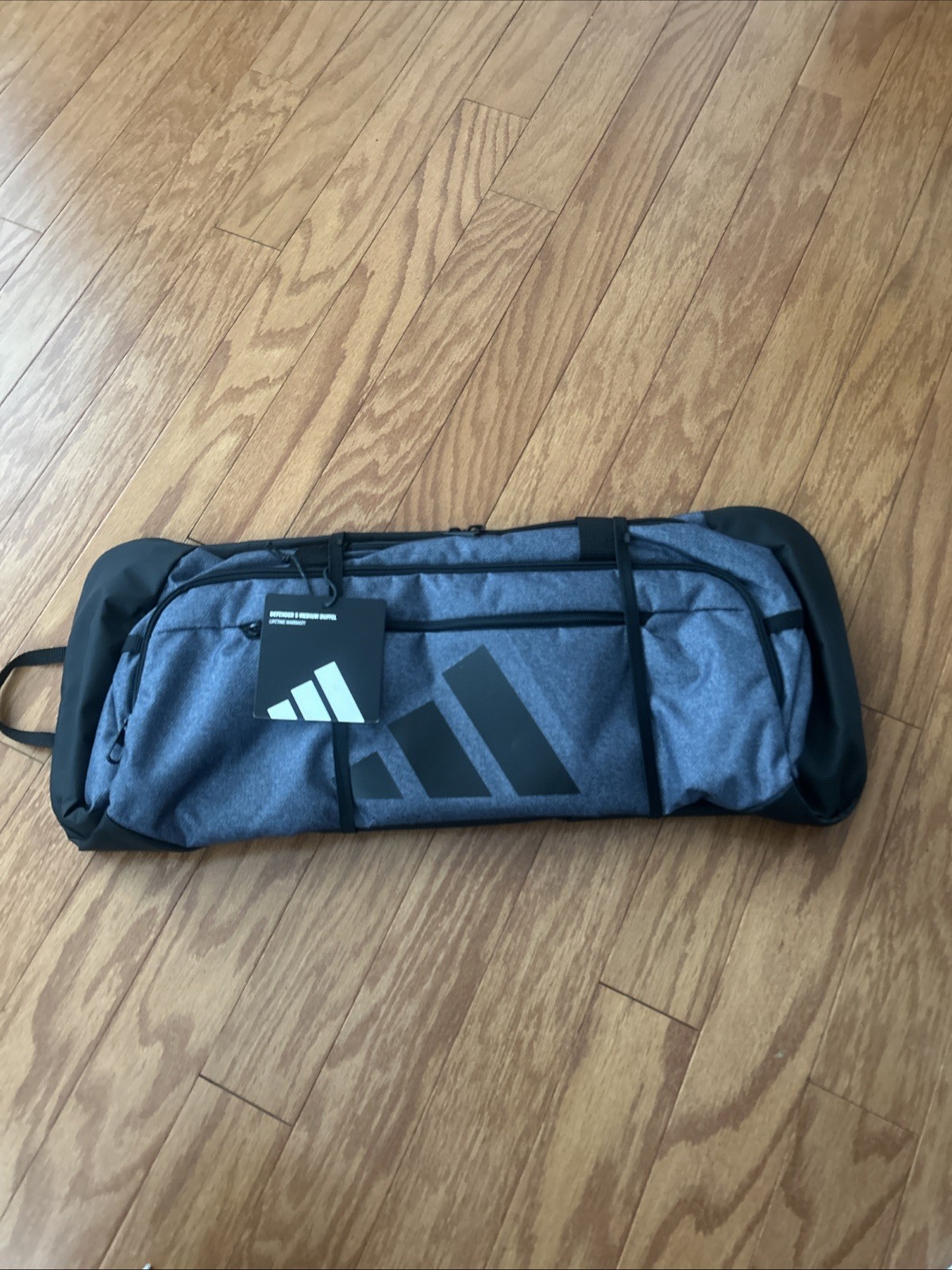 ADIDAS UNISEX DEFENDER 5 MEDIUM Duffel Gym SPORT Bag SHOE POCKET BLACK NEW