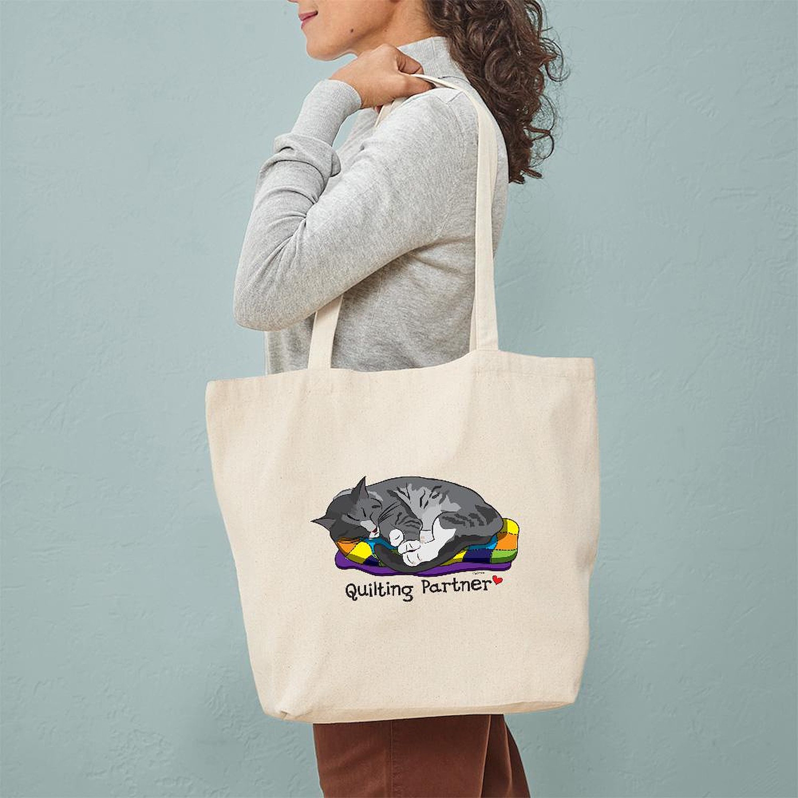 CafePress Quilting Partner Tote Bag (576629423)