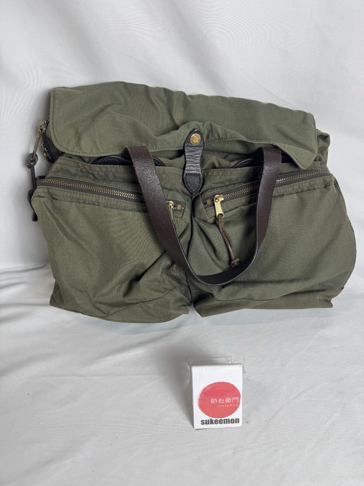 Filson Lightweight Nylon 24-Hour Briefcase Otter Green Made in USA Ltd. Edition