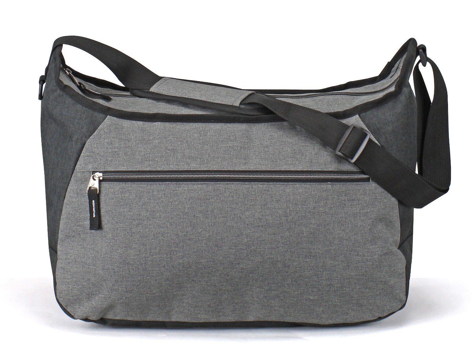 Unisex Shoulder Travel Bag Heather Grey Overnight Sack Durable Lightweight