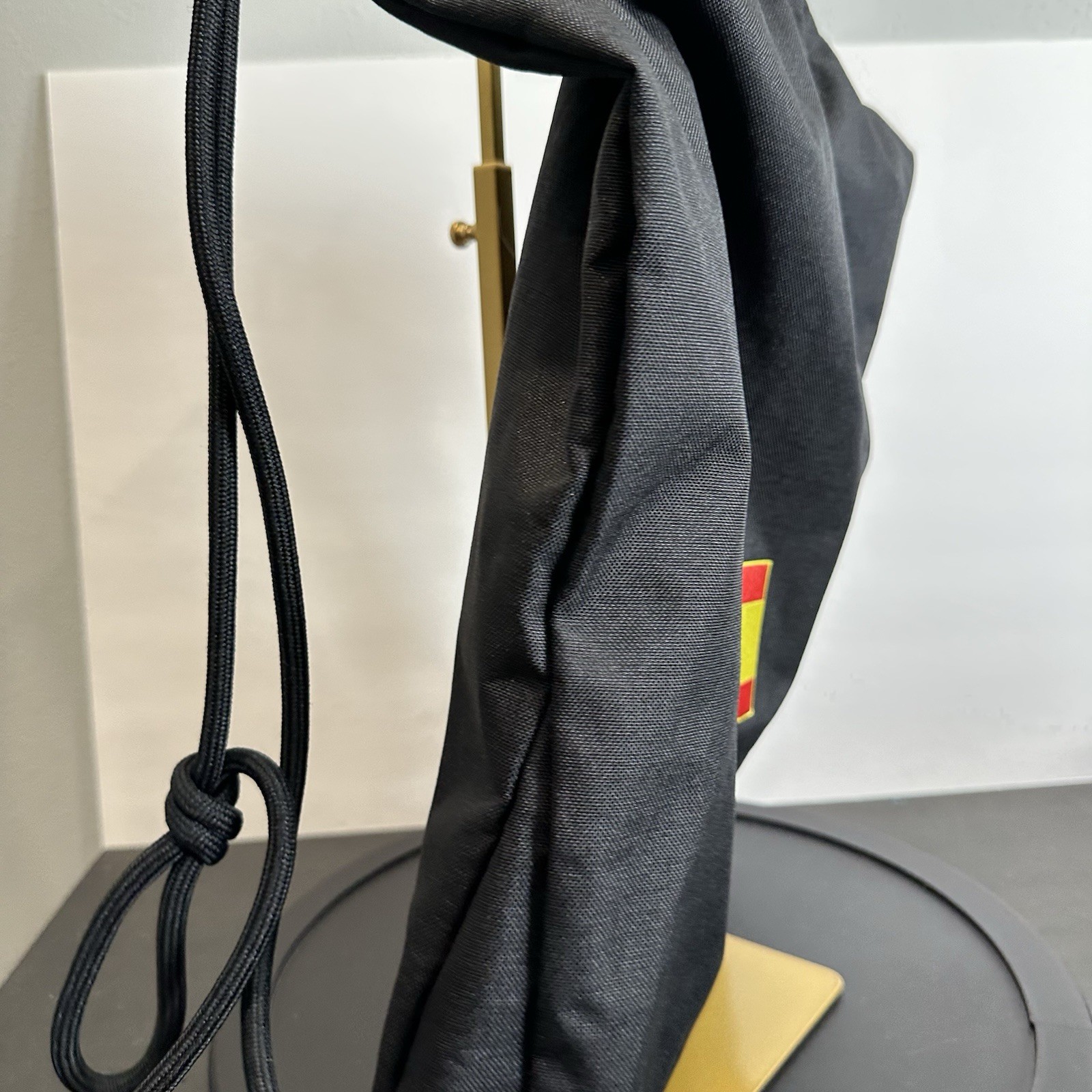 Nike String Bag Spain Spanish Flag European Operations Black Vented Travel