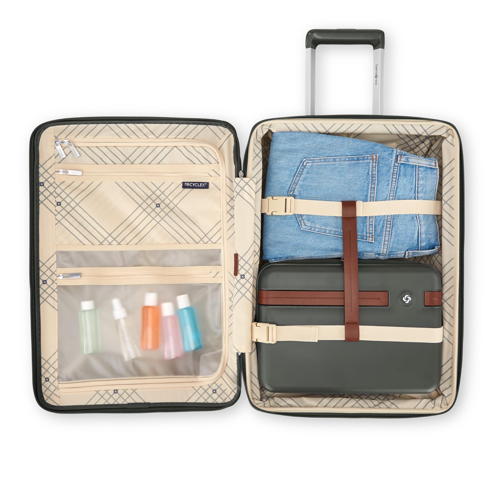 Samsonite Virtuosa Hardside Expandable Luggage with Spinner Wheels 21 Inch U7