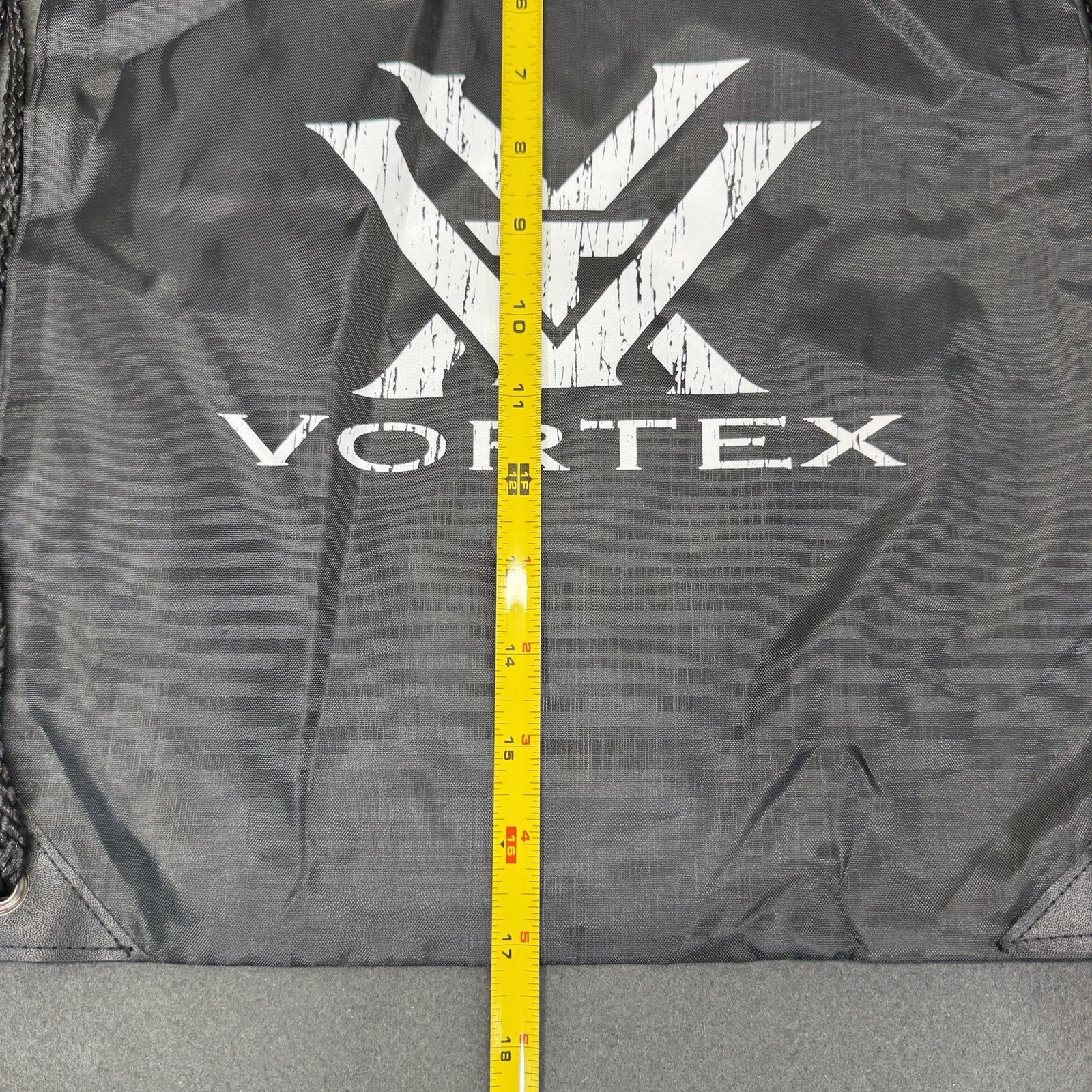 Vortex Drawstring Backpack / Bag – New – Black Drawstring Bag
