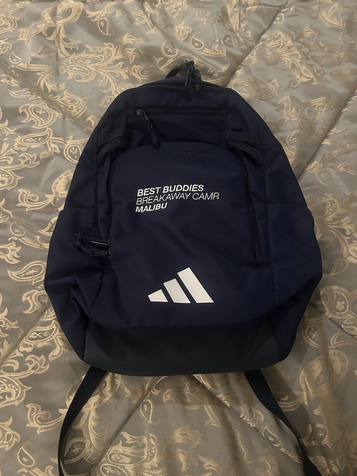 New Adidas Defender 5 Backpack Navy Blue Best Buddies Edition