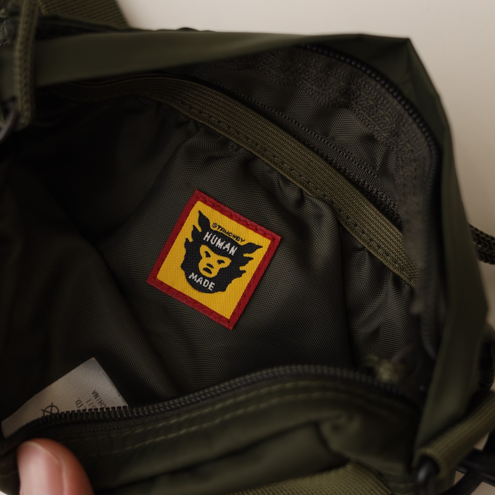 Human Made Military Pouch Small Olive Drab | Crossbody Bag | Nigo