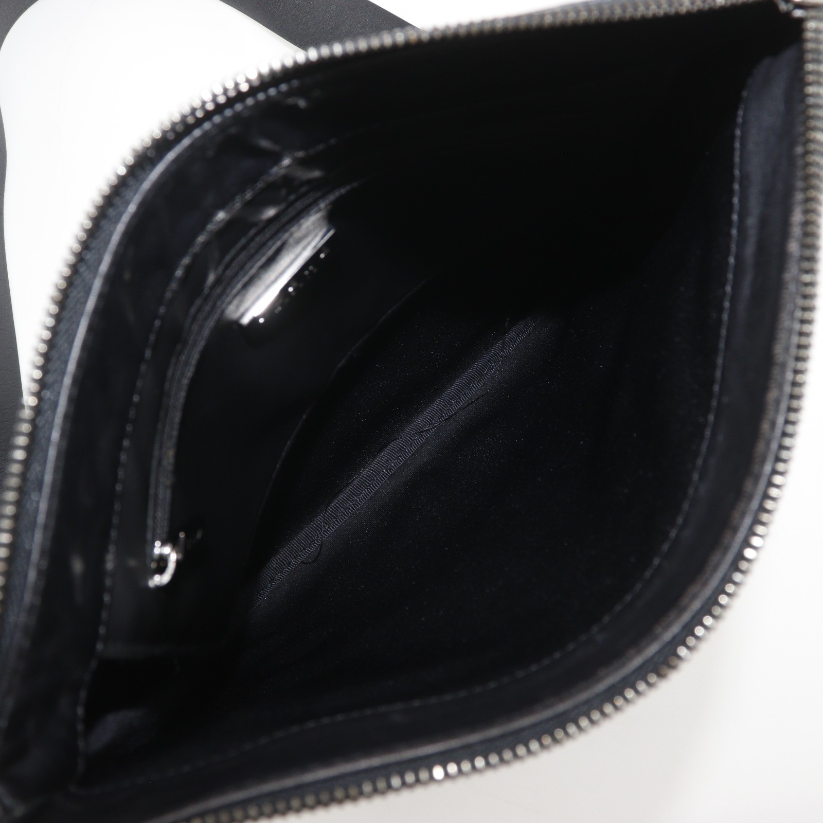 LOEWE Repeat anagram Shoulder Bag black PVC mens