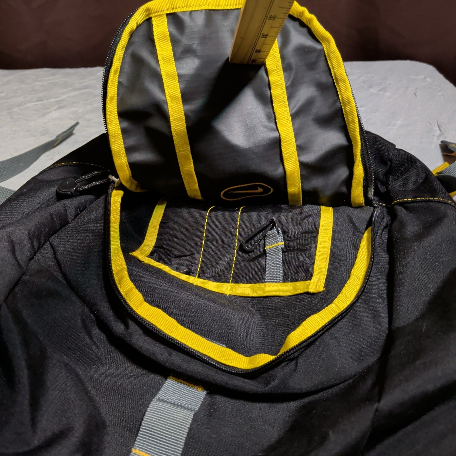 Vintage 90s Nike Mizzou Basketball Backpack Streetwear Athleisure Athletic