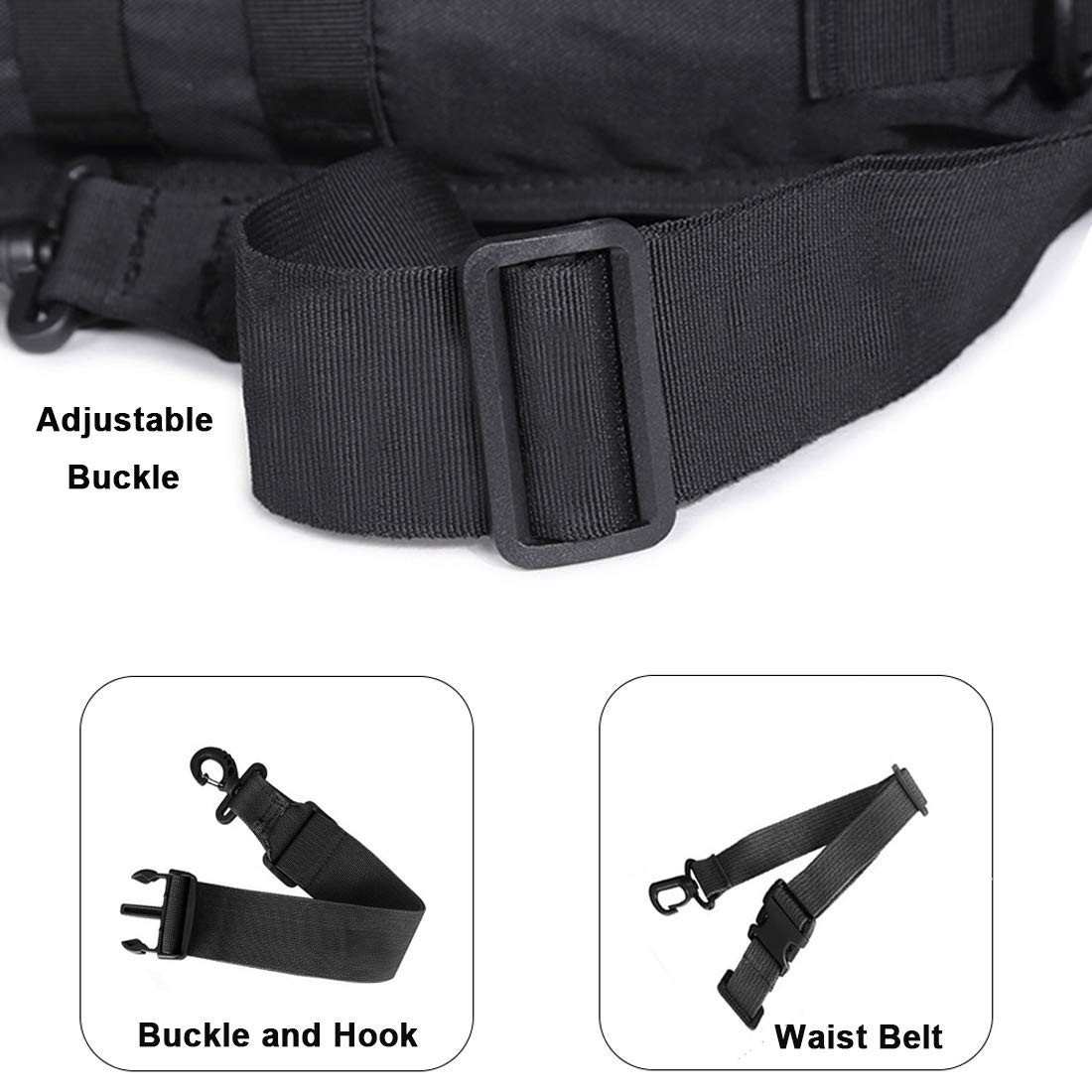 Tactical Sling Backpack Military Rover EDC Molle Assault Range Bag