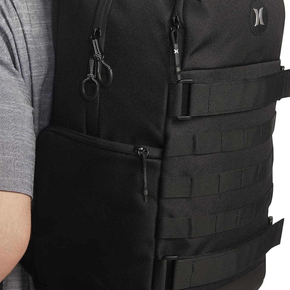 Hurley 19 Inch 50-50 Black 15 In Laptop Backpack, New With Tags