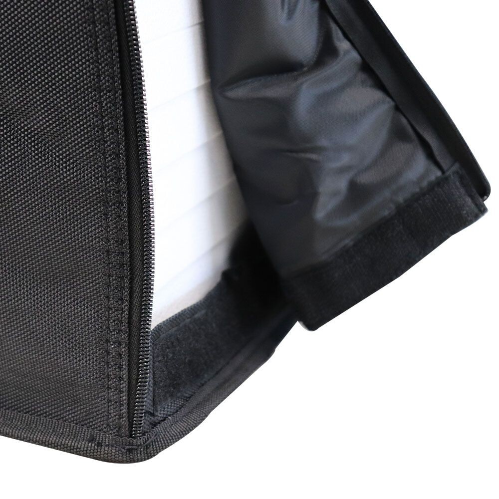 Black Water Resistant Jewelry Tray Carrying Case, Holds 12 1″ Trays