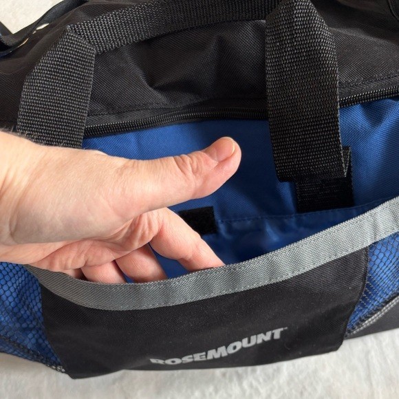 Gemline Rosemount Sport Bag Blue and Black Duffel