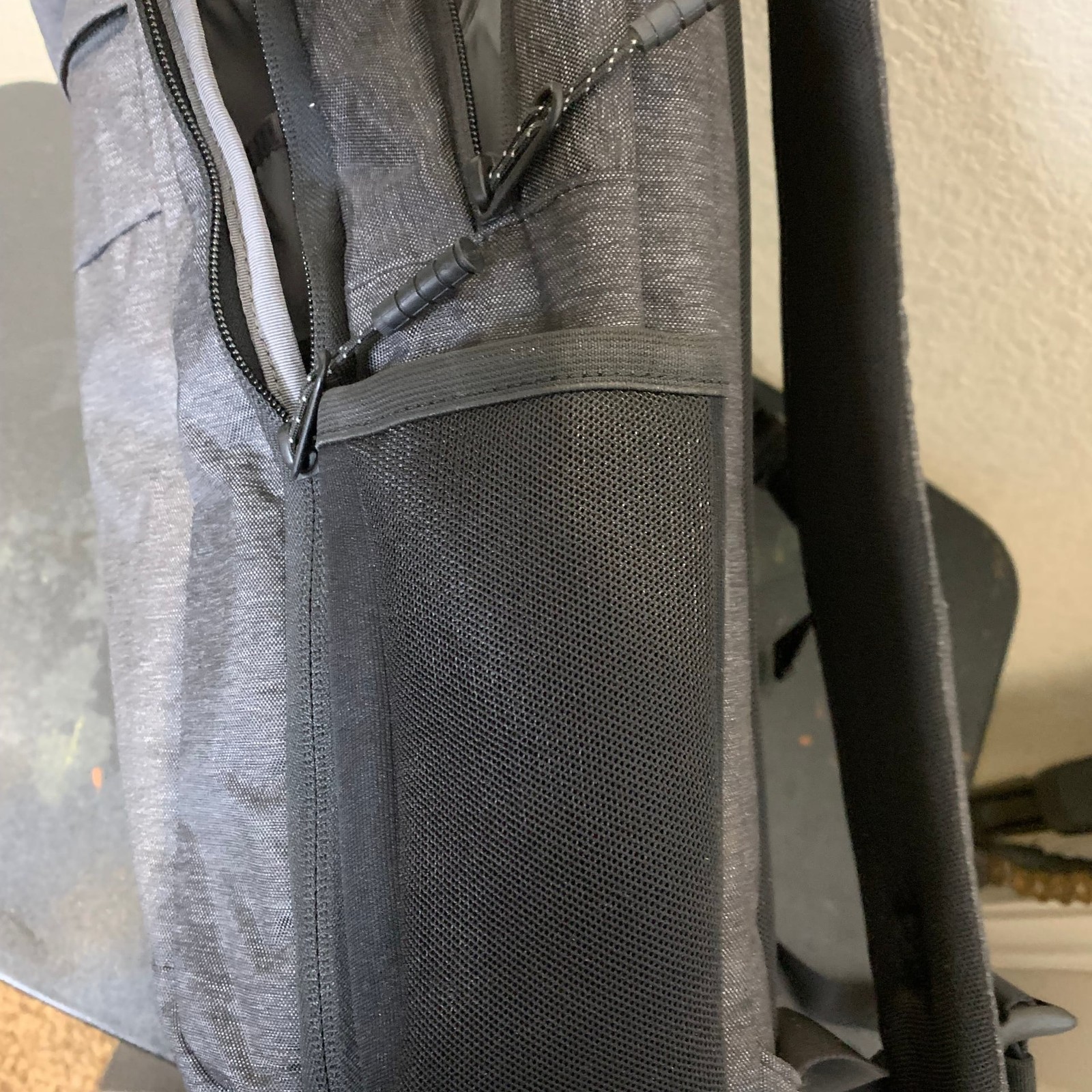 Timbuk2 Authority Laptop Backpack Gray Static with Whitepages PRO Logo