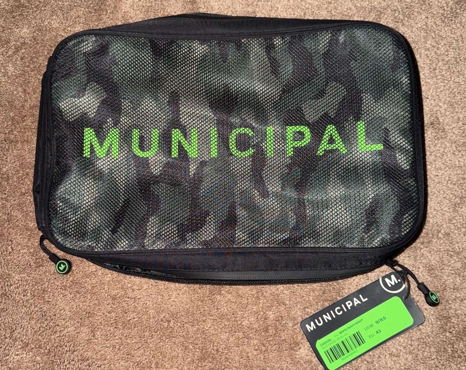 Municipal Carrying Travel Bag For Shoes in Charcoal Camo – Mark Wahlberg