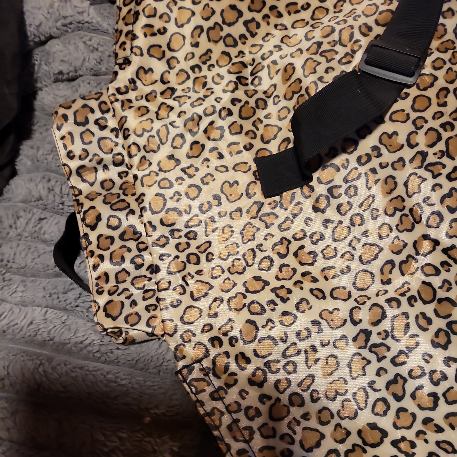 Leopard Print Cloth Travel Bag for dogs/Cats