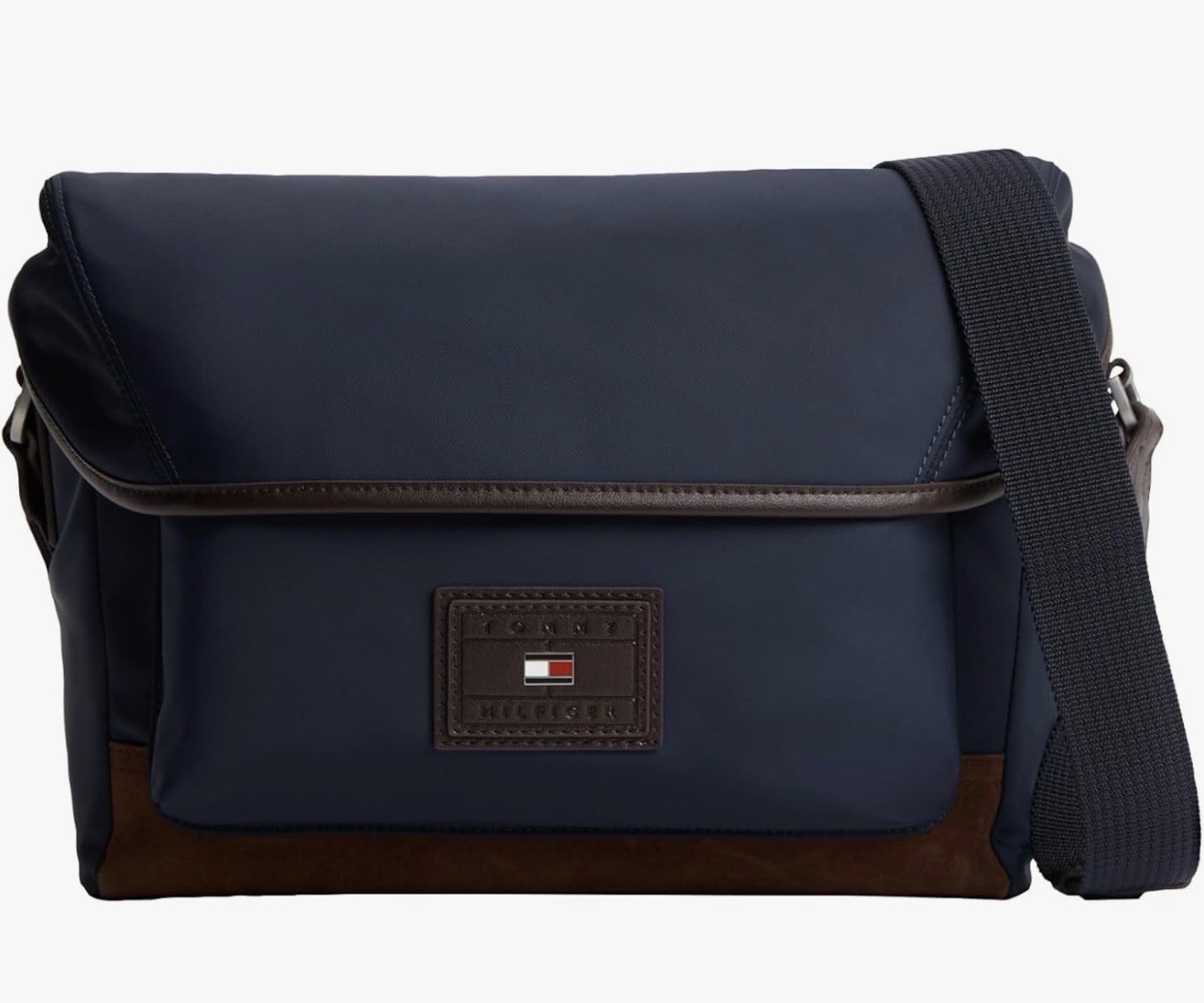 Tommy Hilfiger Men’s Heritage Crossbody Bag w/adj Strap & Zipper Space Blue