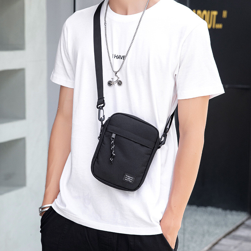 Men’s Small Chest Sling Bag Travel Hiking Cross Body Messenger Shoulder Bag