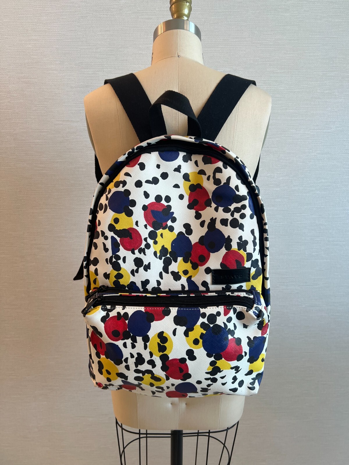 State Bags Slim Lorimer Backpack White Black Red Blue Yellow Laptop Travel Bag