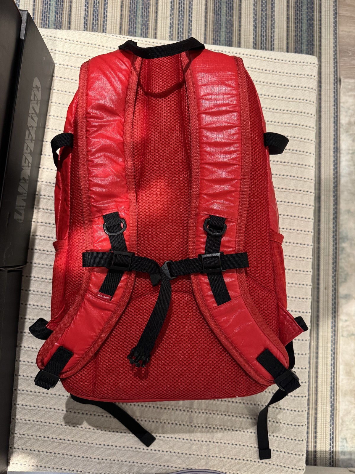 Supreme Backpack FW17 Red Fall Winter 2017 Cordura