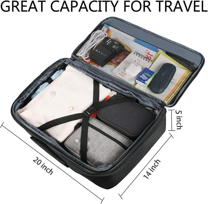Travel Backpack 40L Carry On Flight Approved Weekender Backpack Expandable Bag