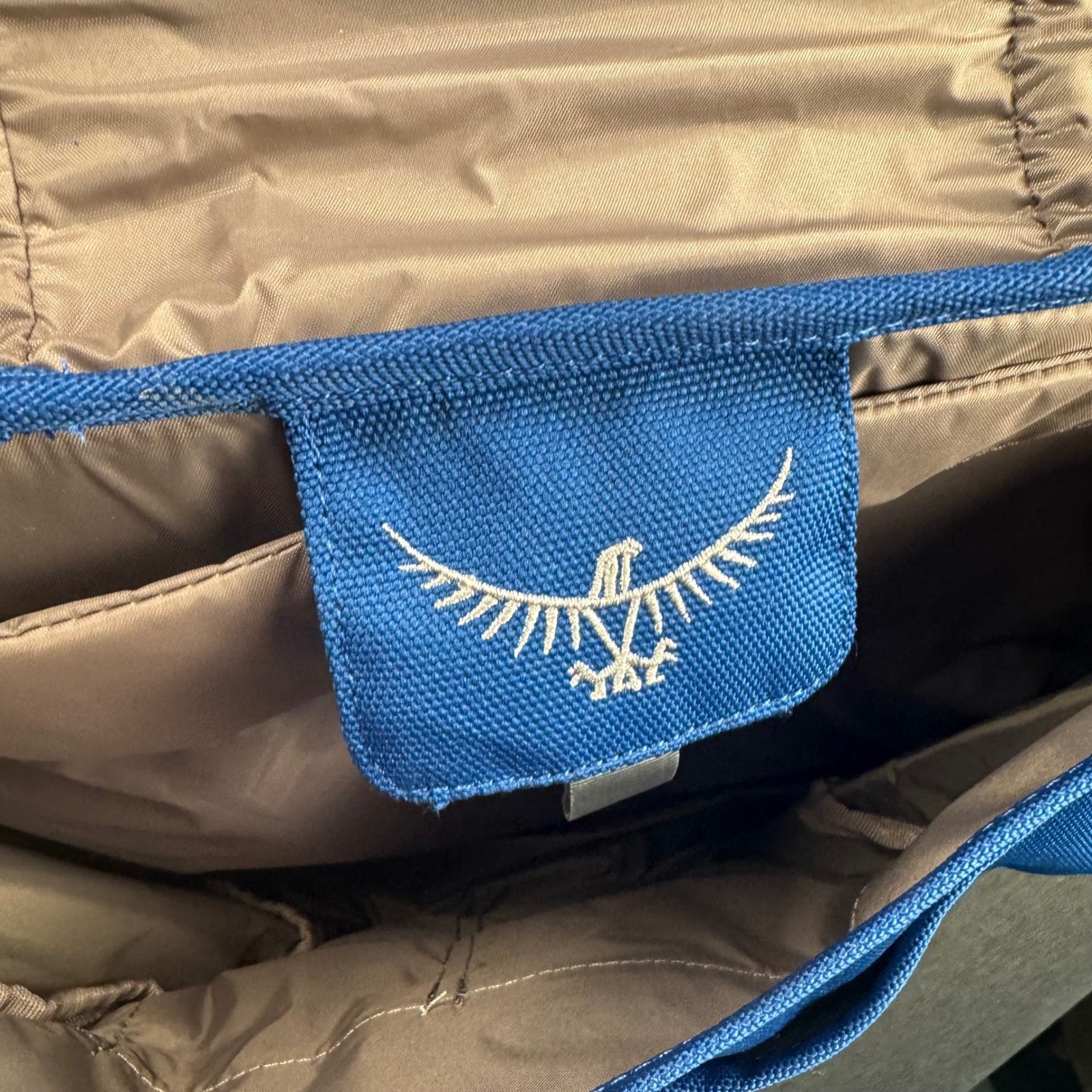 Osprey Backwoods Messenger Bag Blue Canvas Shoulder Crossbody Laptop Bag