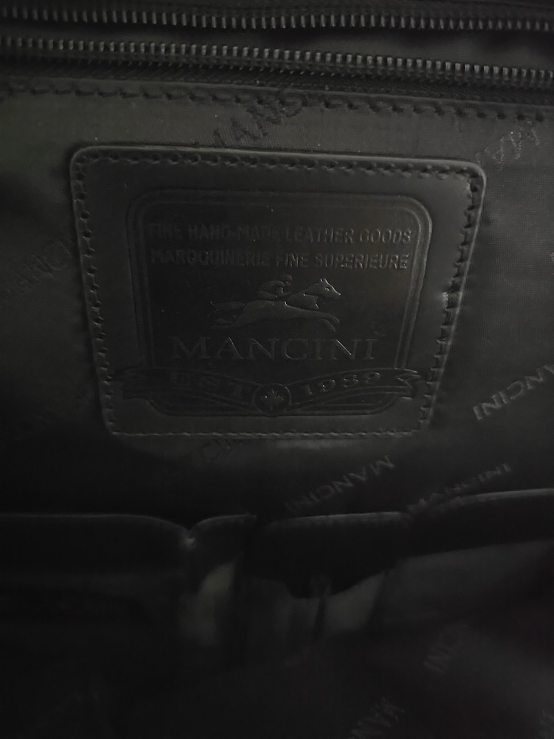 Mancini Buffalo Backpack with Dual Compartments for 15.6″ Laptop