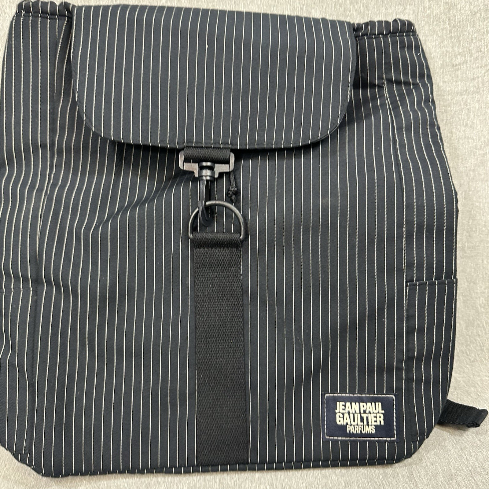 JEAN PAUL GAULTIER PARFUM BACKPACK FOR MAN SPORTS , GYM ,TRAVEL BAG 15 X 12 X 4