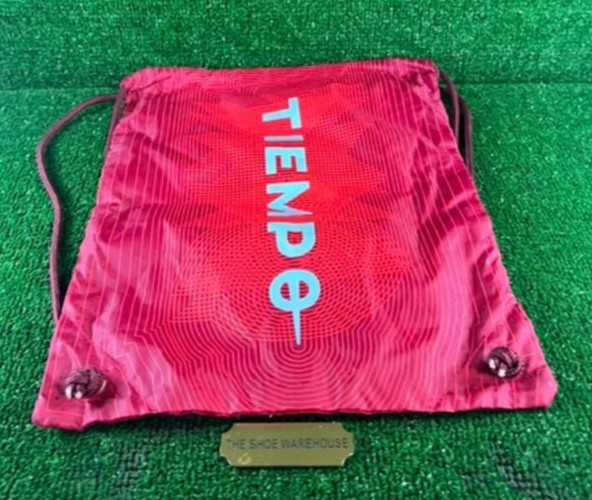Nike Tiempo Dust Bag Shoes Soccer Sneakers Cleats Travel Tote Red NEW