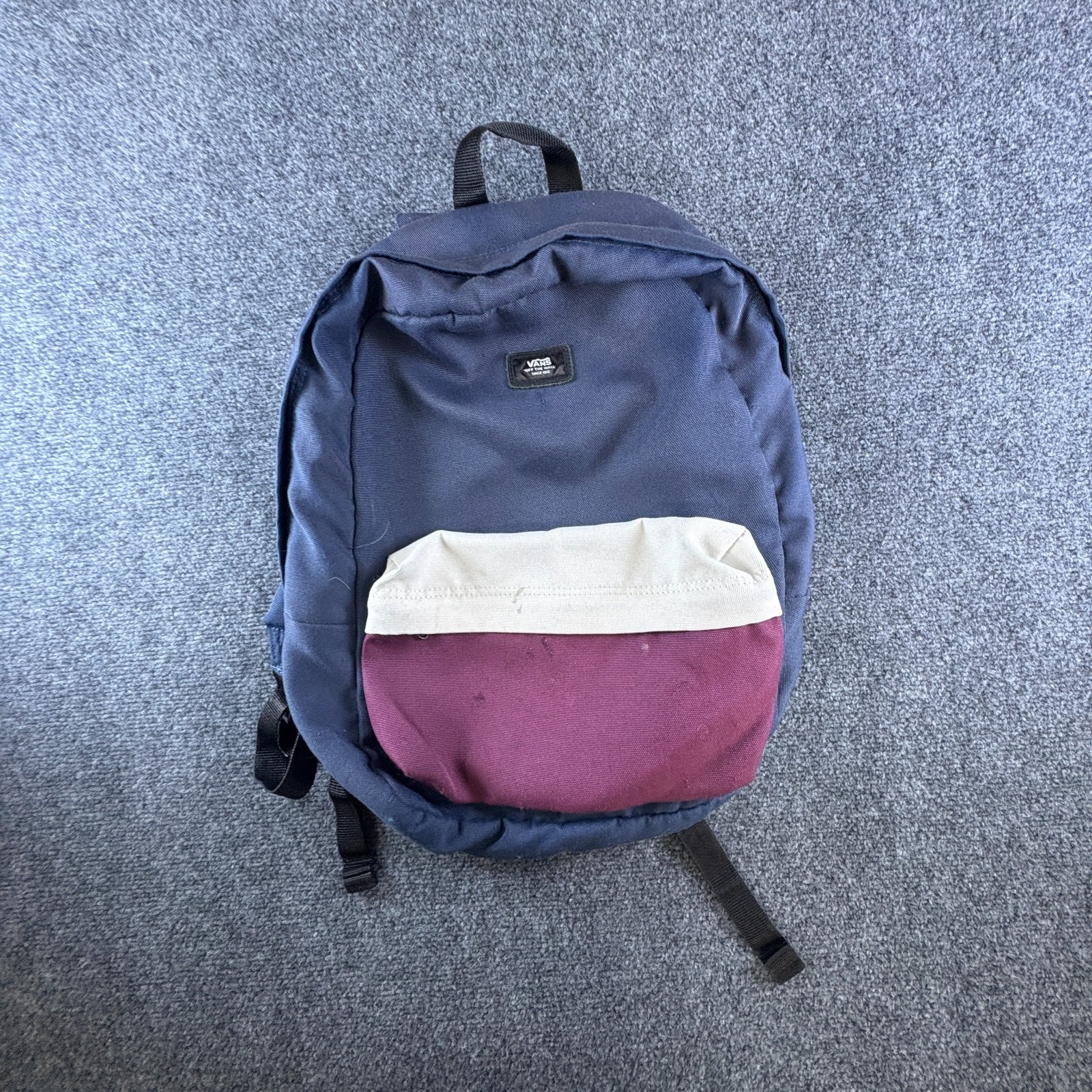 Vans Off The Wall Backpack Bags Unisex One Size Multi Colorblock Shoulder Straps