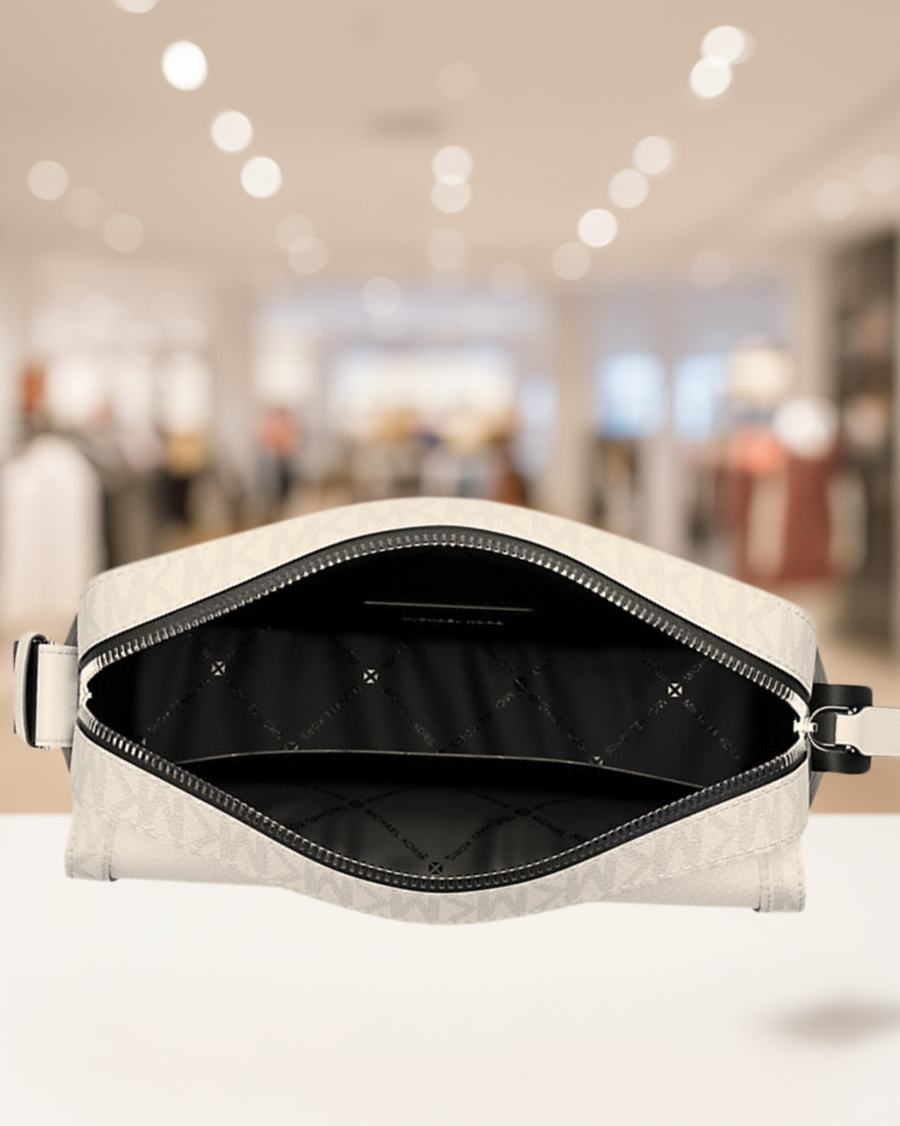 Michael Kors Cooper Men MD Leather & Logo Flap Camera Crossbody Bag Variation