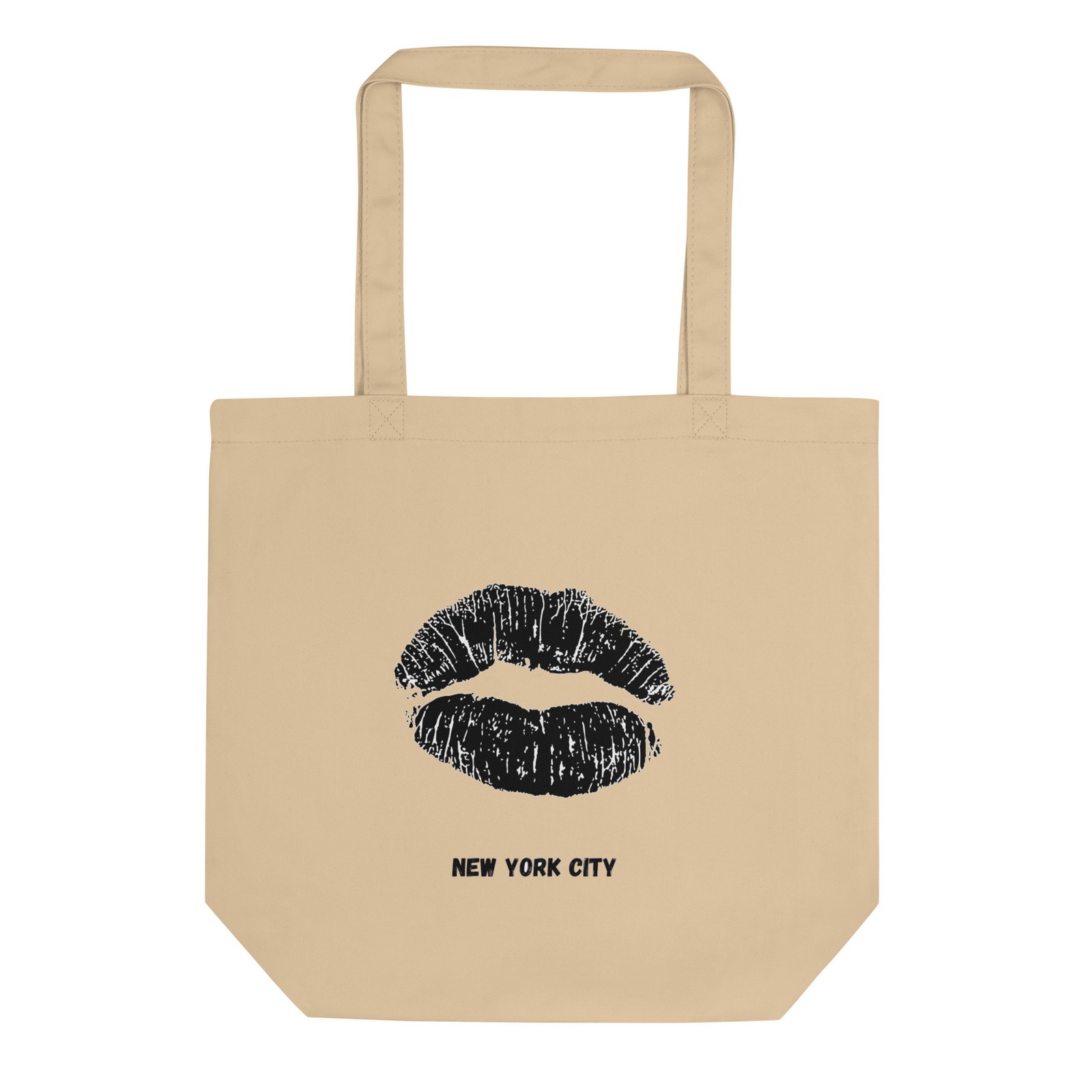 NEW YORK – Eco Tote Bag – KISS – NEW COTTON ORGANIC BAG for everyday use