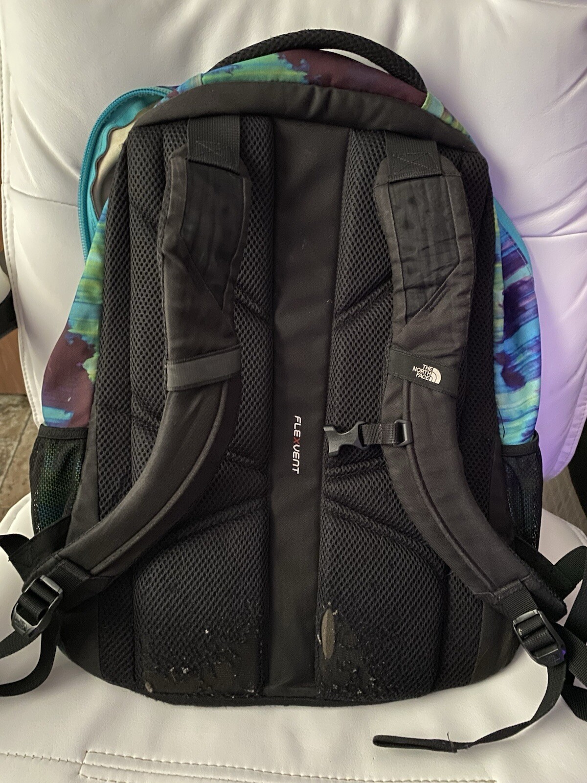 The North Face Jester School Laptop Backpack Multicolor Blue Purple Green