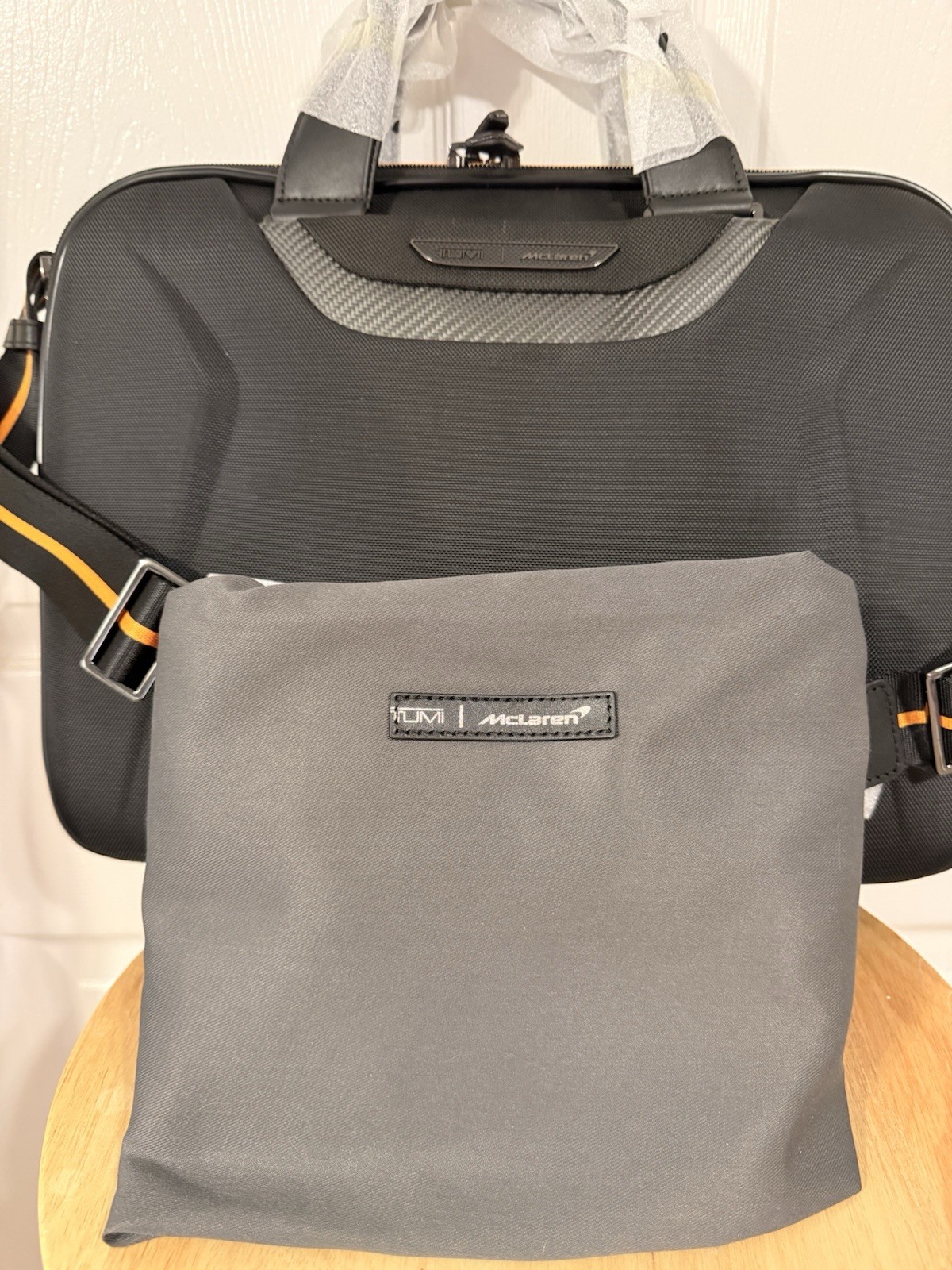 NEW TUMI McLaren Axle Slim Brief 144554-1041 Laptop Bag 14” NWT MSRP $800