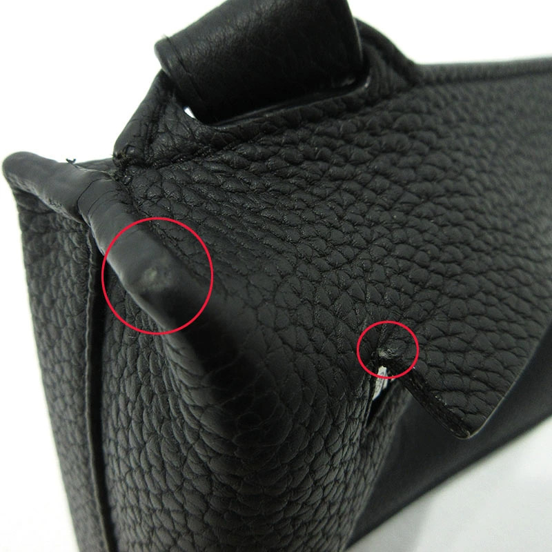 LOEWE Vertical T Pocket Shoulder Bag C500P02X02 Black