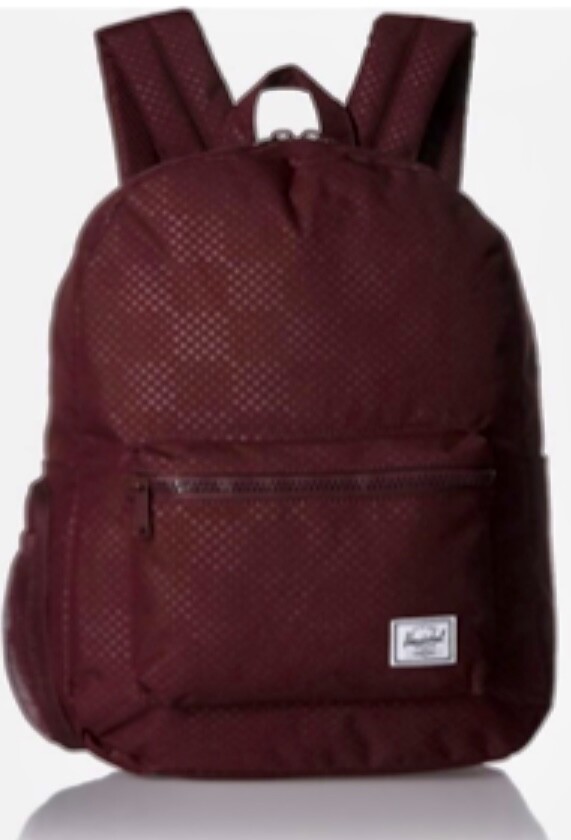 Herschel Supply Nova Sprout Plum Dot Check Diaper Bag w/Change Pad 25 Litre NWT