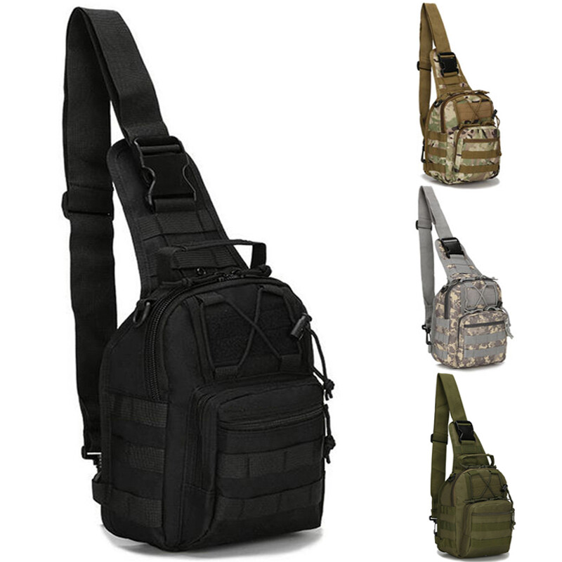 Tactical Single Shoulder Pack Crossbody Military Backpack Molle Sling Backpack