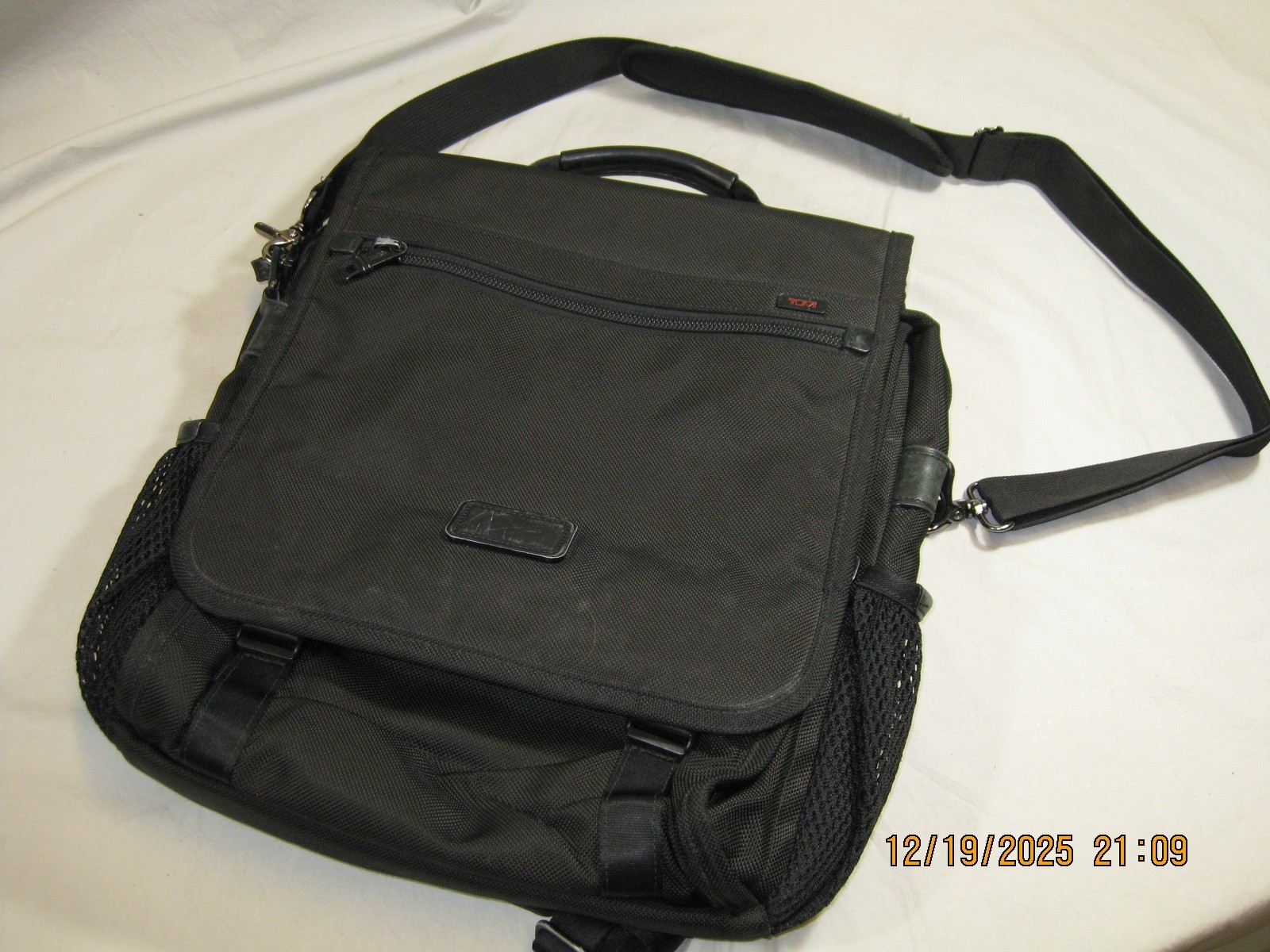 TUMI Backpack Alpha Backpack Messenger Slim Convertible Bag 26189DH