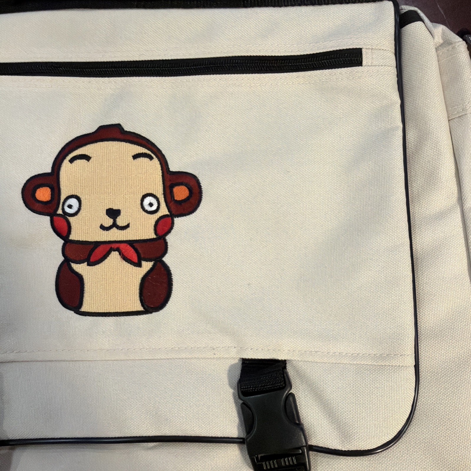 Travel Crossbody Laptop School Bag Beige – See Description
