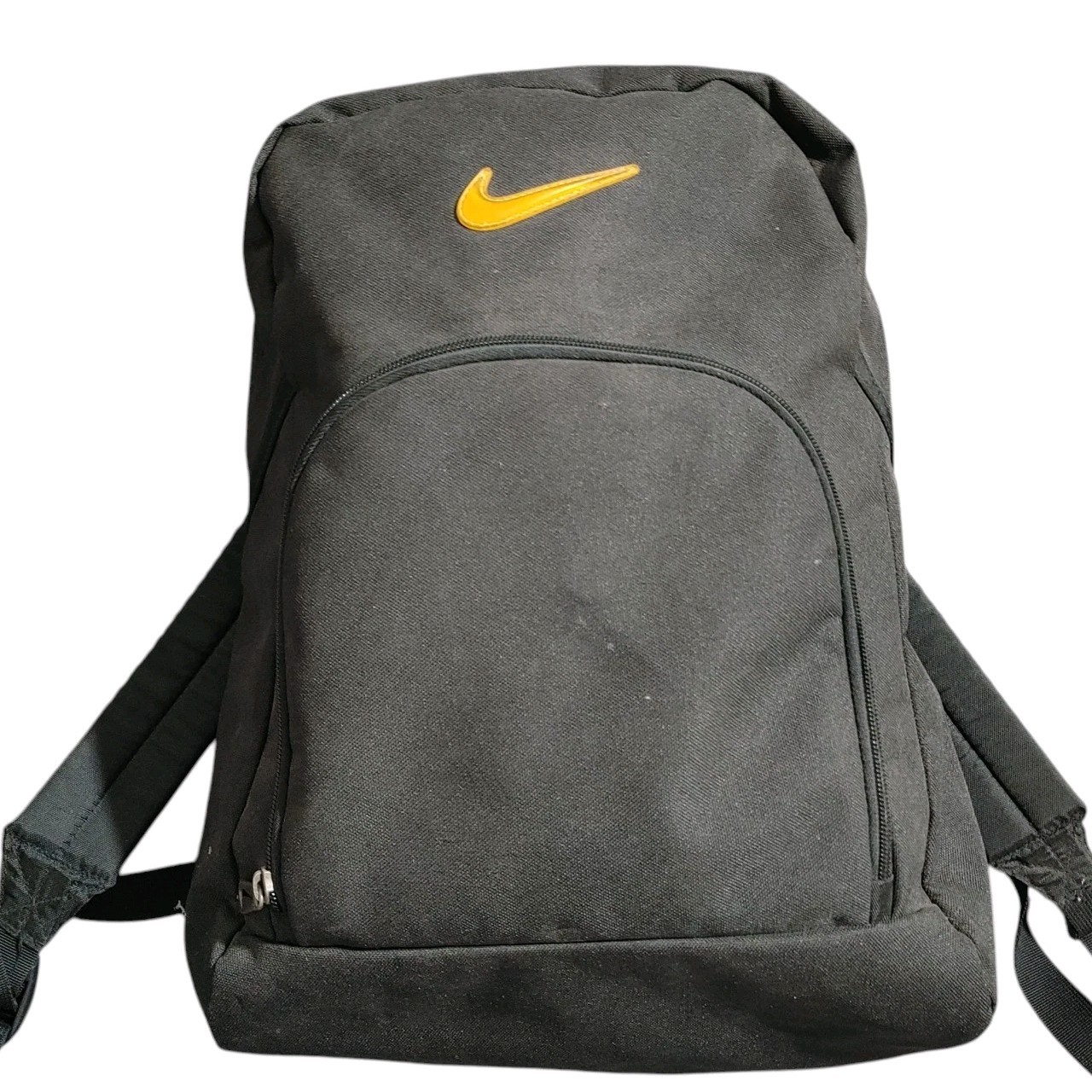 Vintage 1990s NIKE Black Backpack Swoosh Logo 90s Y2K School Bag