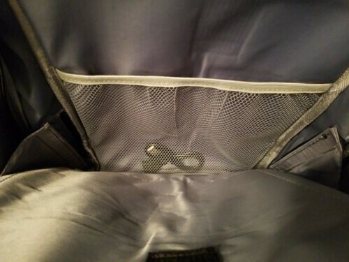 Security Backpack Bag with USB Port Black/Grey, Includes USB cable NEW!