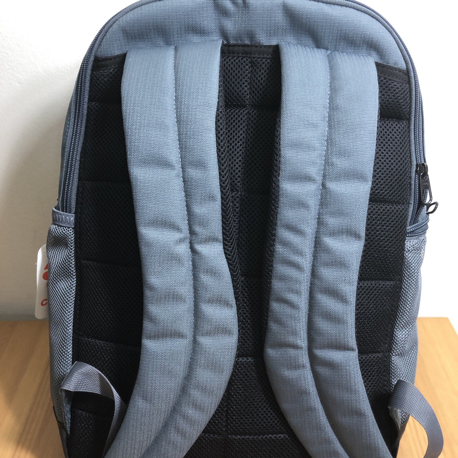 Nike Brasilia Training Deloitte Backpack Gray Black Pockets
