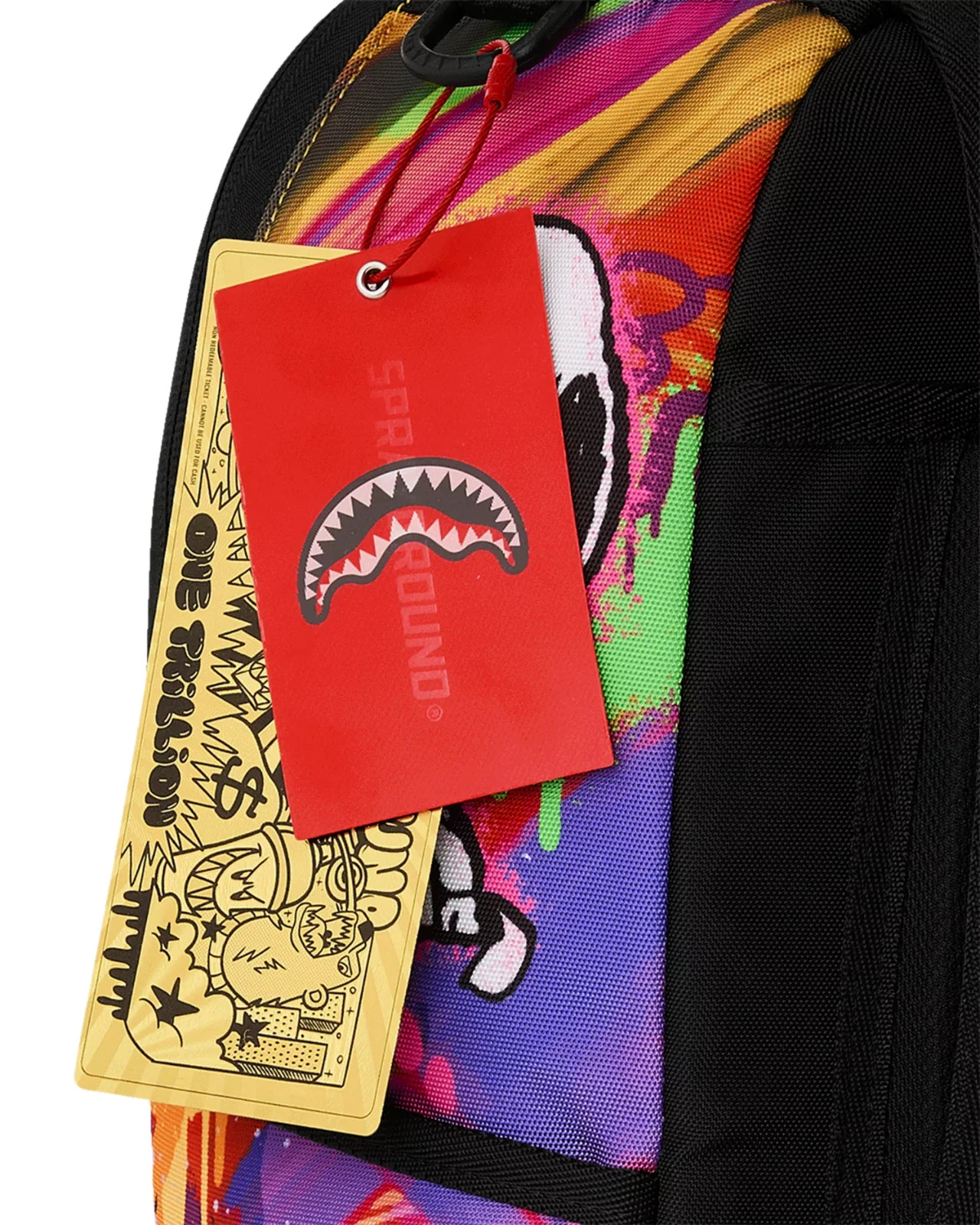 Sprayground x Snoopy Street Art Backpack🔥New Black Bookbag Large School Bag
