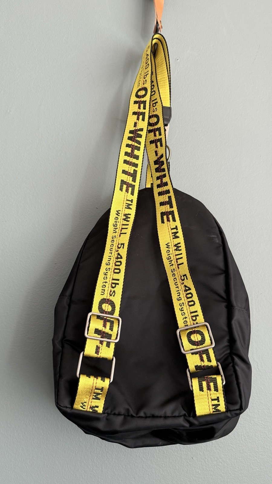 NWT OFF WHITE Mini Nylon Utility Backpack Street ZipTie Industrial Virgil Abloh